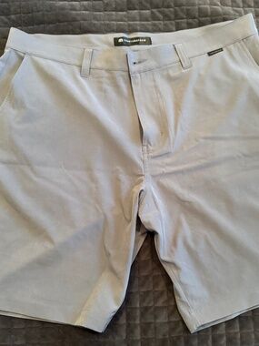 Men's Travis Mathews 38W Grey Shorts
